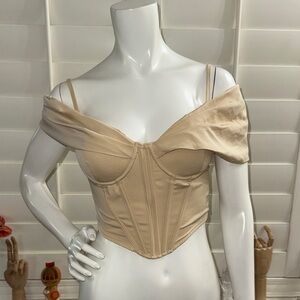 Windsor Forever Femme Cold Shoulder Corset Natural